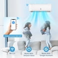 thumbnail image 2 of SEER 22 12000BTU 115V Mini Split Air Conditioner | Energy-Efficient Inverter AC System with WiFi, Remote Control & Easy Installation Kit for Rooms Up to 750 Sq.Ft, 2 of 8