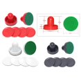 thumbnail image 1 of justharion 2PCS Plastic Air Hockey Pushers and 4PCS Pucks Replacement for Game Tables, 1 of 8