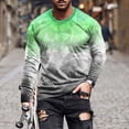 thumbnail image 1 of Meichang T-Shirt à Manches Longues pour Hommes en Coton, T-Shirts Graphiques pour Hommes Tendance avec Imprimé 3D d'Illusion d'Optique, T-Shirts Mode à Col Rond pour le Gym à Manches Longues pour Hommes, 1 of 5