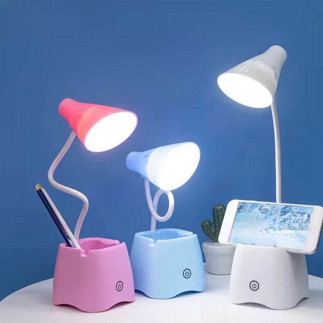 Up to 65% Off! Gspmoly Eye Protection Desk Lamp Learning Usb Dormitory Student Homework Pen Eye Protection Desk Lamp Rechargeable Dormitory Bedside Reading Lamp up to 65% Off