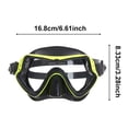 thumbnail image 2 of Snorkeling Set for Adults with Panoramic Tempered Glass Goggles Leak Proof Design and Buoyancy Aid, 2 of 6