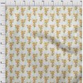 thumbnail image 4 of oneOone Cotton Jersey Orange Fabric Asian Block Craft Projects Decor Fabric Printed By The Yard 58 Inch Wide, 4 of 4