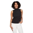 thumbnail image 1 of Iyla Women's Mock Neckline Rib Top, 1 of 6