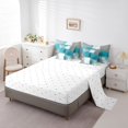 thumbnail image 3 of YST Gradient Bedding Comforter Set, 7-Piece, Modern Abstract, Queen, 3 of 4