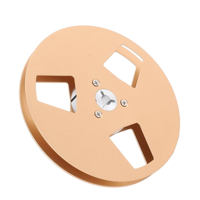 Empty Tape Reel, 3 Holes 1/4 5 Inch Open Reel Sound Tape Empty Reel, Aluminum Alloy Universal for Reel to Reel for NAGRA and Studer Reel to Reel Recorder 1/4 Inch Tape