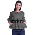 thumbnail image 1 of Moomaya Hauts Boho Coton Décontractés Amples Blouses Haut d'Été Col Rond T-Shirt, 1 of 4