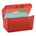 thumbnail image 3 of Index Card Holder 1 Pack 3 X 5 Inch Holds 250 Cards Index Card Bo.x Note Flash Card Organizer Cas.e W/flip Top for Filling Index Cards Notecard and Etc Also Available in 6 Color, 3 of 4