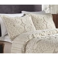 thumbnail image 3 of Better Trends Serenity Chenille Bedspread Set Available, Super Soft and Light Weight Medallion Design 100% Cotton Tufted Machine Washable Tumble Dry, Twin Bedspread Set, Beige, 3 of 3