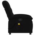 thumbnail image 3 of vidaXL Massage Recliner Chair Black Fabric, 3 of 5