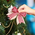 thumbnail image 3 of SDNall Christmas Tree Decorations, Christmas Tree ornaments, New Christmas Double Layered Bow Christmas Tree Decoration Small Bow Festival Gift Box Packaging Bow Accessories, 3 of 5