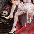 thumbnail image 3 of Collants Résille en Soie Noire Aguichant pour Femmes d'Halloween, 3 of 3