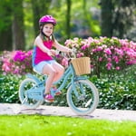 Gymax 16'' Retro Style Kids Bike Bicycle w/ Height Adjustable Handlebar & Seat Blue