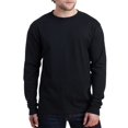 thumbnail image 1 of Hanes T-Shirts à Manches Longues Beefy-T, Noir, Très Grand, 1 of 1