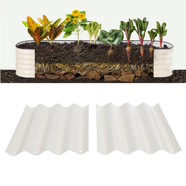 Raised Garden Bed Kit, Garden Planter Box Kit Planter Garden Boxes Outdoor, Planter Raised Boxes for Vegetables, Fruits, Flower, Raised Garden Bed Panel Plant Bed Extension Board