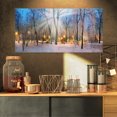 thumbnail image 1 of Winter at Mariinsky Gardens - Landscape Photography Canvas Print, 1 of 3