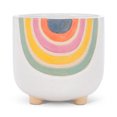 thumbnail image 1 of Multi-Color Rainbow Footed Planter, 1 of 5