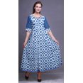 thumbnail image 2 of Bimba Robe Décontractée AnarkaliKurtiMaxi Imprimée IndianKurtisFor Women, 2 of 6