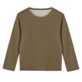thumbnail image 5 of Tranfacy Chemises à Manches Longues pour Filles, Chemises d'Automne, Chemises à Manches Longues Unies pour Filles, Blouses Décontractées à Col Rond Mignon Hauts d'Automne, 5 of 5