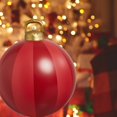 thumbnail image 2 of Christmas Light Up PVC Inflatable Ornaments Ball 24 Inch Large Decorated Ball with Built-in LED for Indoor Outdoor Decorations, 2 of 6