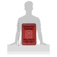 thumbnail image 2 of North Carolina State Wolfpack 12" X 18" Plastic Parking Sign, 2 of 2