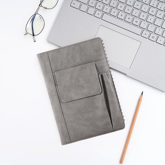 Dvkptbk Paper notebook A5 Thick Notebook Heavy-Duty Note Pad A5 Notepad Writing Book Thick-Page Diary A5 Office Notebook