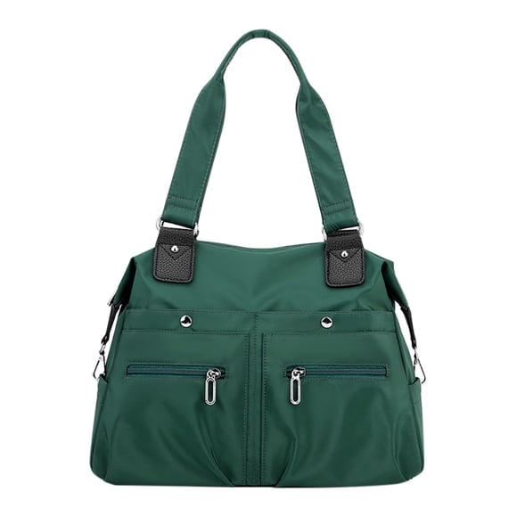 Under Bed Storage Canvas Tote Bag Waterproof Nylon Multi Pocket Shoulder Bags Laptop Work Bag Teacher Purse and Handbags for Women & Men