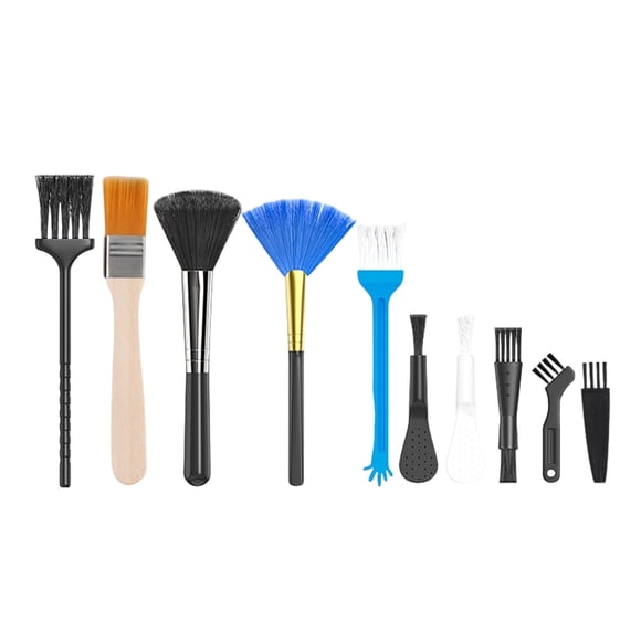 TIELUTT Keyboard Cleaning Brush with Soft and Durable Handle for Efficient Removal (10 Pcs) Kitchen Soap with Sponge Holder Streak Refrigerator Door Sealer Dispensing Dish Brush Earring