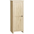 thumbnail image 1 of HOMCOM Garde-Manger de Cuisine 48 Pouces, Armoire de Rangement avec Porte de Grange, Naturel, 1 of 10