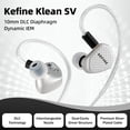 thumbnail image 2 of Kefine Klean SV Moniteur Intra-Auriculaire Hi-Fi, Écouteurs de Jeu Filaires, Haut-Parleur Dynamique à Diaphragme DLC 10 mm, Écouteurs Filaires, Embouts de Réglage Interchangeables, IEM Hi-Fi pour Audiophile, Musicien&Jeu (Sans Micro, 4,4 mm), 2 of 7