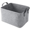 thumbnail image 1 of Bangcool Felt Storage Basket Hand-held Simple Felt Organizer Box Storage Bin with Handle, 1 of 10