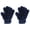 Bleu Marine, variante sur 1 Paire de Gants d'Hiver Unisexes en Molleton Corail Épais Doux Élastiques à Doigts Complets Couleur Unie Grande Friction Antidérapants Thermiques pour Ski et Patinage en Plein Air
