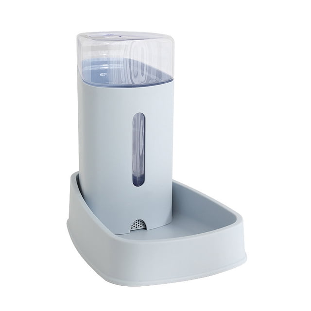 LSLJS Pet Bowl Dog Bowl Feeding Water Dispenser Automatic Water Storage Food Bowl