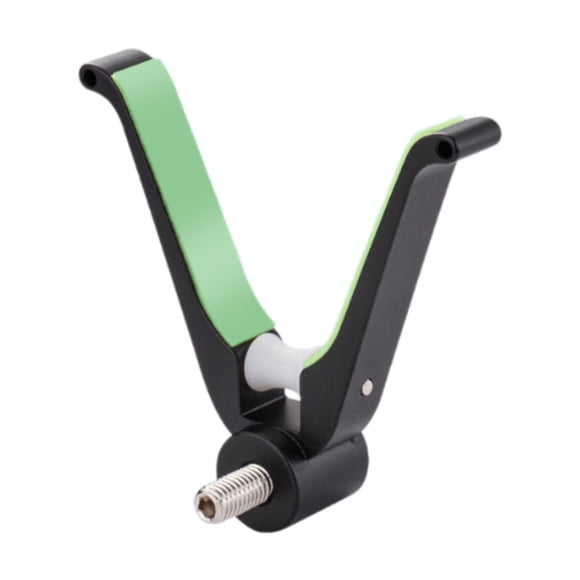 Almencla Carp Fishing Rod Rest Head 8mm Thread Nonslip Fishing Rod Holder for Outside Black
