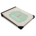 thumbnail image 2 of Darling Souvenir Green Geometric Frame Printed Hardbound Cover PersonalizedGuestbookFor Birthday PartyGuestSign InBookRegistry-9 x 12 Inches, 2 of 5