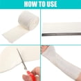 thumbnail image 4 of DEBGFS 2 Rolls Cotton Tubular Bandage Elastic Support Bandage  Washable Compression Bandage Reusable Elastic Bandage for Ankles and Elbows(2.36in X 32.8ft),2roll, 4 of 7