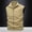 Khaki, variant on Men's Sleeveless Work Vest with Zippered Pockets for Outdoor Activities and Casual Wear - Lightweight and Practical for All Seasons
