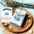 thumbnail image 4 of SouMaox Sea Animal Pocket Card, Gradient Sparkling Crab Design, Handwritten Note Layout, Aquatic Themed Gifting for Birthday Celebration, 4 of 9