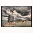 thumbnail image 4 of Design Art Feu De Navigation Du Lac Michigan  Sur Toile Encadrée, 4 of 5