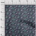 thumbnail image 1 of oneOone Cotton Poplin Fabric Leaves & Floral Block Printed Craft Fabric BTY 56 Inch Wide, 1 of 5