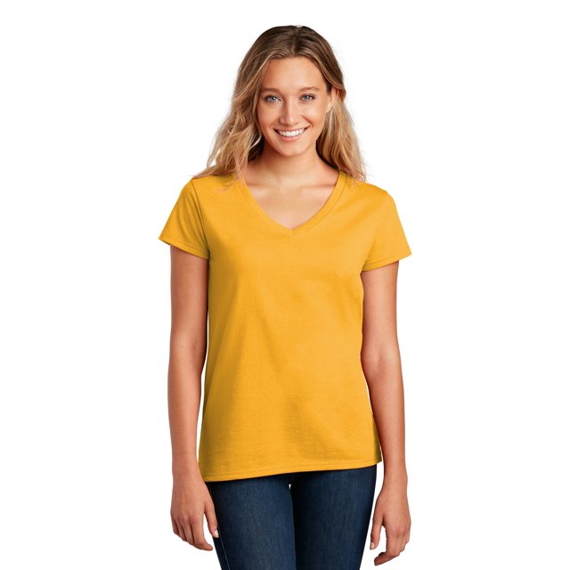 District Women's ReT-Shirt VNeck DT8001