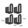 thumbnail image 3 of SuoKom 2 Pair Holder Pot Lid Storage Pots and Pans Organizer Pot Lid Holder Stand Serving Tray Organizer Dish Rack Pot Cover Door Bracket Bakeware No Punching, 3 of 8