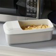 thumbnail image 5 of 1 Pce Cuiseur de Pâtes pour Micro-Ondes - Résistant à la Chaleur, Passoire Incluse, Cuiseur Vapeur pour Spaghetti et Nouilles - Essentiel de Cuisine pour Appartement, Résidence Étudiante, Fournitures de Rentrée, Prêt pour l'École, Cuisson Facile, Espace, 5 of 5