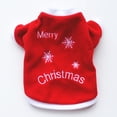 thumbnail image 2 of Kcodviy Clothes Long Dog Pet Dog Clothes Winter Warm Pet Dog Print Christmas Small Dog Clothes for Sleeve Top Winter Pet Dog Clothes Large Size Dog Clothes, 2 of 4