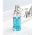 thumbnail image 5 of iDesign Hamilton Clear Glass Foaming Soap Pump, 3" x 3" x 8.3", Clear/Brushed, 5 of 5