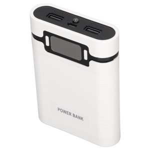 DIY Power Charger, Wide Use  Battery Box Reliable Overcurrent Protection Portable  For Mobile Phone Black,White,Red,Blue