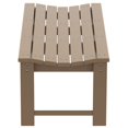 thumbnail image 4 of Ellendale Banc Adirondack Sans Dossier en Poly Plastique Weatherwood, 4 of 6