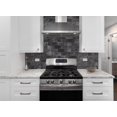 thumbnail image 2 of StyloVue 100 Pieces Peel and Stick Backsplash for Kitchen, 3" x 6" PVC Subway Tile 2025 Upgraded Black Slate Backsplash Stick on Tile Elevate Kitchen Fireplace RV, 2 of 8
