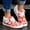 Red, variant on DPTALR Women's Flats Shoes Lightweight Soft Loafers Slip On Shoes Casual Shoe Canva Shoe Cotton Shoes