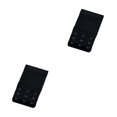 thumbnail image 1 of Baohd Extension Strap Bra Extender Buckle 3 Rows 3 Hooks Women Multicolor Lengthened Band Lingerie Replacement Intimates black 2Set, 1 of 6