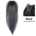 thumbnail image 3 of yeacher Light Brown Clip-In Waterfall Ponytail Hair Extension - Natural Look, Easy to Wear, Reusable Synthetic Fiber Wig for Any Occasion, 3 of 6